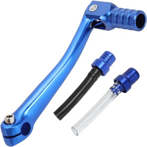 Motorcycle Folding Gear Shifter Shift Lever, Aluminum Shift Lever Pedal with Tank Cap Vent Hose Tube, Foldable Motorbike Gear Shifter, Universal for 50cc 70cc 90cc 110cc Pit Dirt Bike (Black) in Saudi Arabia