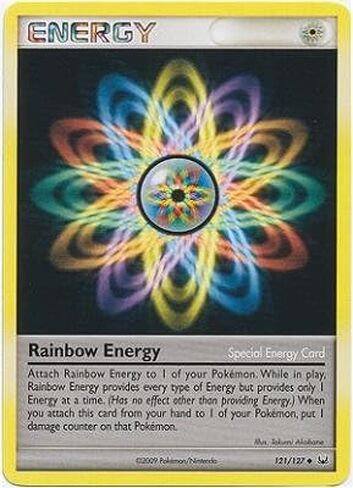 Pokemon Platinum Single Card Rainbow Energy #121 Uncommon [Toy] in Saudi Arabia