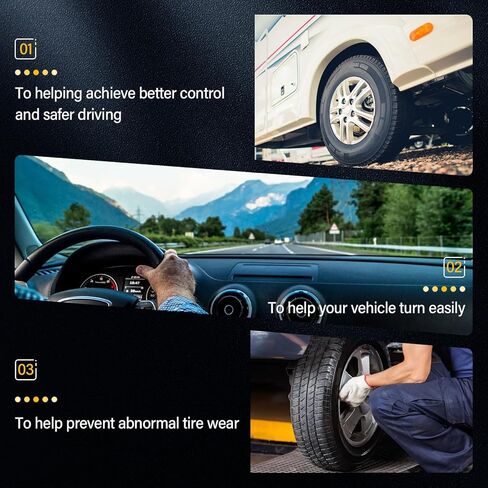 طقم تعليق 12 قطعة - مناسب 2002-2007 لـ Saturn Vue 2006 لـ Pontiac Torrent، يشمل - قضيب ربط داخلي خارجي لقضيب Sway Bar Link السفلي لرف التوجيه المفصلي الكروي OE 4553504030 ES800030 in Kuwait