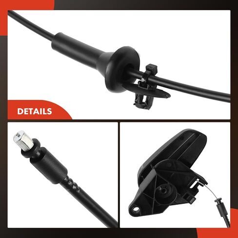 A-Premium Front Hood Latch Release Cable with Handle Compatible with Ford Fusion 2013, 98.4 Inch in Kuwait