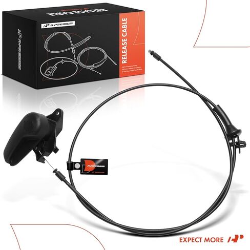 A-Premium Front Hood Latch Release Cable with Handle Compatible with Ford Fusion 2013, 98.4 Inch in Kuwait