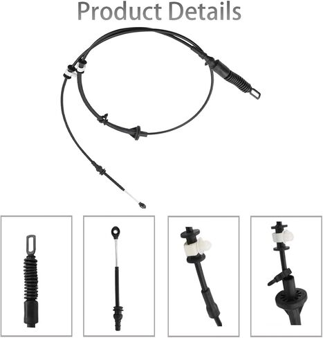 Automatic Shift Control Cable Compatible with Ford Crown Victoria Lincoln Town Car Mercury Grand Marquis 2005-2011 4.6L V8 Gear Shift Cable 6W1Z7E395A 5W1Z7E395AA 5W1Z7E395B in Saudi Arabia