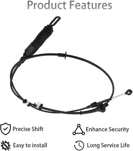 Automatic Shift Control Cable Compatible with Ford Crown Victoria Lincoln Town Car Mercury Grand Marquis 2005-2011 4.6L V8 Gear Shift Cable 6W1Z7E395A 5W1Z7E395AA 5W1Z7E395B in Saudi Arabia