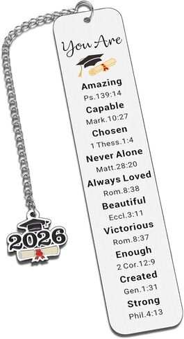 2026 High School Graduation Gifts for Her Him, Class of 2026 Bookmark, Christian Graduation Bookmarks for Girls Boys, 5th 8th Grade Graduations for Student, Senior Night Gift Senior 2026 in Kuwait