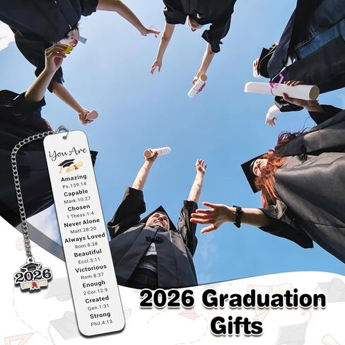 2026 High School Graduation Gifts for Her Him, Class of 2026 Bookmark, Christian Graduation Bookmarks for Girls Boys, 5th 8th Grade Graduations for Student, Senior Night Gift Senior 2026 in Kuwait