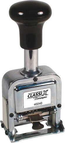Xstamper 40240 Auto Number Stamp, Self-Inking, 6 Wheels, 1 Size in Kuwait