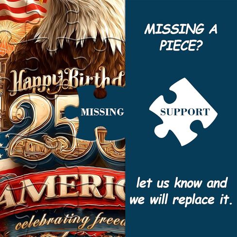 250th Anniversary USA Puzzles for Adults 1000 Pieces, United State Jigsaw Puzzles Features American Flag Eagle Statue of Liberty, Patriotic Freedom Eagle Jigsaw Puzzle in Saudi Arabia