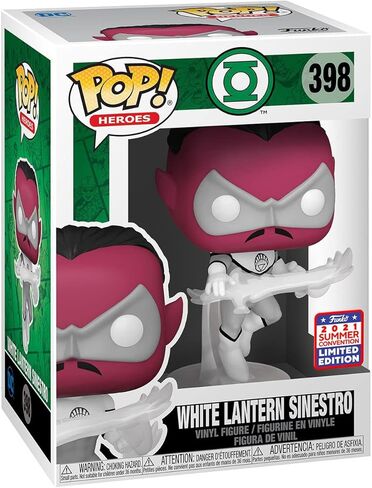 POP DC SDCC 2021 - White Lantern Sinestro Viynl Figur 398 Unisex Funko Standard Vinyl in Kuwait