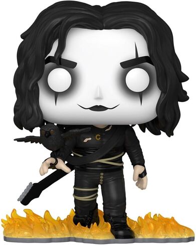 POP Movies: The Crow - Eric Draven with Crow Funko Vinyl Figure (Bundled with Compatible Box Protector Case), Multicolored, 3.75 inches in Kuwait