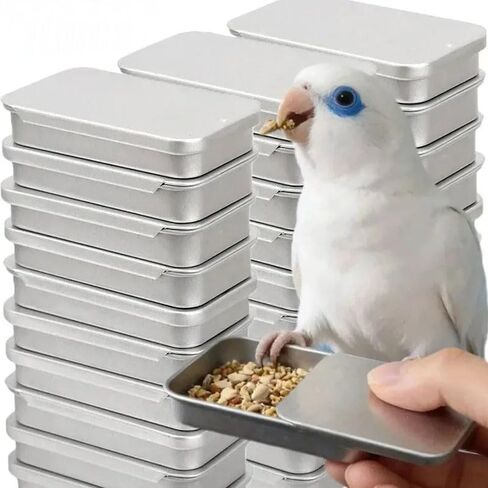 Mini Rectangle Tinplate Storage Box Sliding Design Household Kitchen Dining Table Jewelry Mints Candy Metal Storage Box (3Pcs) in Kuwait