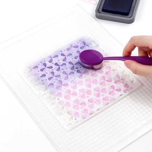 A4 Clear Photopolymer Sticky Mat for Stencil Stamp; Reusable Anti-Slip Grip Mat Low Tacky Mat Stamp Mat DIY Projects Paper Card Scrapbooking Ink Blending Fixed in Kuwait
