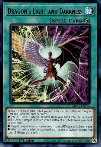 Dragon's Light and Darkness - MP25-EN226 - Ultra Rare - 1st Edition in Kuwait