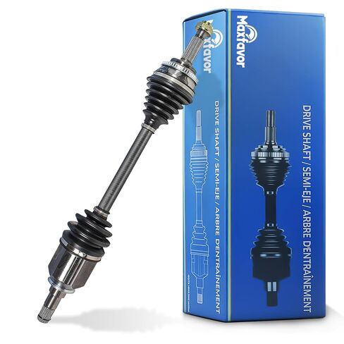 Maxfavor CV المحور الأمامي الأيسر متوافق مع Toyota Corolla 2009-2018، مع Toyota Matrix 2003-2013 & Pontiac Vibe 2003-2010 1.8L L4، مجموعة عمود محور السيرة الذاتية الجانب الأمامي الأيسر (السائق) in Saudi Arabia