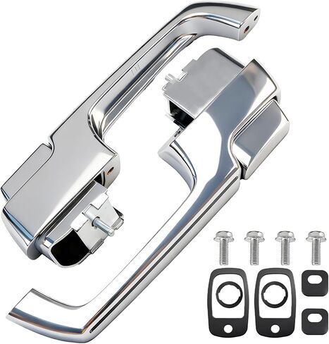 FUSCH Outside Door Handles Compatible with Chevy C10 C20 C30 K10 K20 K30 Blazer GMC C15 C25 C35 K15 K25 K35 1500 2500 3500 Pickup Jimmy 1967-1972 Chrome Left and Right Side Replace# 3927895 3927899 in Kuwait