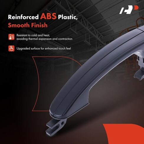 A-Premium Front Right or Rear Left or Rear Right Exterior Door Handle Compatible with Ford Escape 2013-2019, Focus 2012-2018, C-Max 2013-2018, Smooth Black, Replace# CV6Z-58218A14-AAPTM in Kuwait