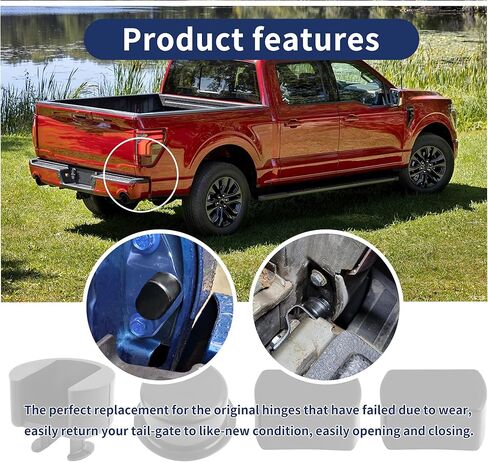 4PCS Tailgate Bushing Kit for Car Hinges Pivot, OEM#55274936AC, 3 Specs Accessories for Bed and Gate Sides Compatible With Dodge Ram Ford in Saudi Arabia