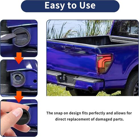 4PCS Tailgate Bushing Kit for Car Hinges Pivot, OEM#55274936AC, 3 Specs Accessories for Bed and Gate Sides Compatible With Dodge Ram Ford in Saudi Arabia