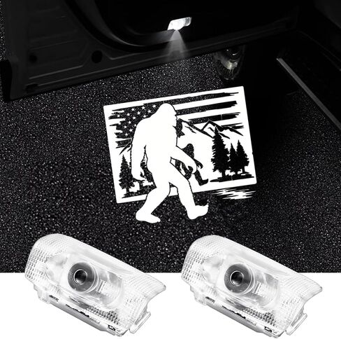 Never Fade Car Door Lights Logo, Compatible with Toyota Highlander/4runner/Tundra/Land Cruiser/Venza, LED Logo Projector Lights, Welcome Puddle Lamp Compatible with Lexus LS/ES/RX/LX/GX in Saudi Arabia