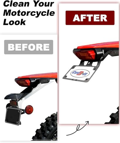 مجموعات مزيل الحاجز مناسبة لـ CRF450L 2024-2019، CRF 450RL 2019-2026، CRF 450L CRF450RL حامل مزيل الحاجز الذيل مرتب لوحة الترخيص in Kuwait