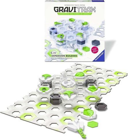 Ravensburger GraviTrax: Building Expansion Set Enhance Your Marble Run Experience | STEM Toy for Kids Ages 8 and Up | Compatible with All GraviTrax Systems | Ranked No.1 Marble Run System in The U.S in Saudi Arabia