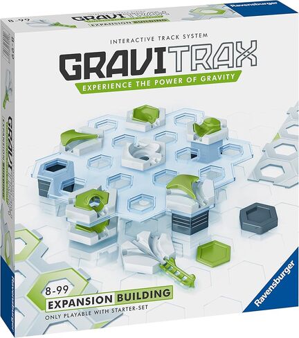 Ravensburger GraviTrax: Building Expansion Set Enhance Your Marble Run Experience | STEM Toy for Kids Ages 8 and Up | Compatible with All GraviTrax Systems | Ranked No.1 Marble Run System in The U.S in Saudi Arabia