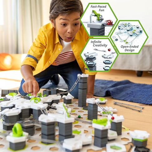 Ravensburger GraviTrax: Building Expansion Set Enhance Your Marble Run Experience | STEM Toy for Kids Ages 8 and Up | Compatible with All GraviTrax Systems | Ranked No.1 Marble Run System in The U.S in Saudi Arabia
