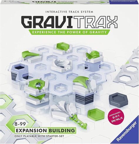 Ravensburger GraviTrax: Building Expansion Set Enhance Your Marble Run Experience | STEM Toy for Kids Ages 8 and Up | Compatible with All GraviTrax Systems | Ranked No.1 Marble Run System in The U.S in Saudi Arabia
