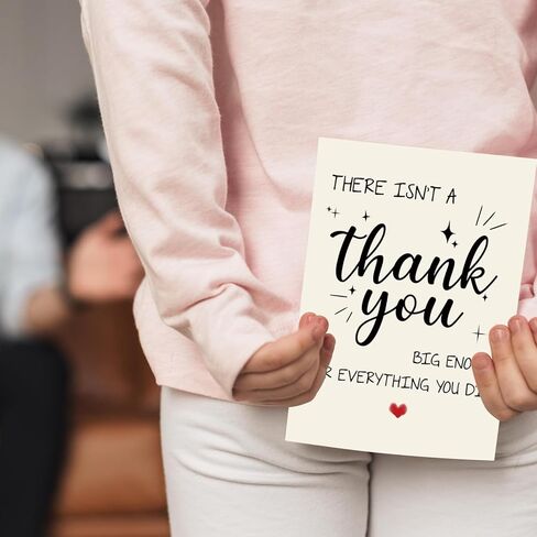 Funny Thank You Card for him her,Cute Thank You Gift for Boss Leader Teacher Doctor Nurse Healthcare Worker, Appreciation Card Gratitude Gift for Emergency Response men women in Saudi Arabia