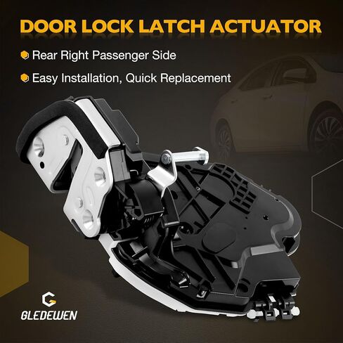 690500E030 Door Lock Latch Actuator Rear Right Passenger Side, Compatible with 2014-2018 Toyota Camry Corolla Highlander Sienna/Lexus RX350 RX450h NX300 NX200t IS250 IS300, Replaces 69050-02340 in Kuwait