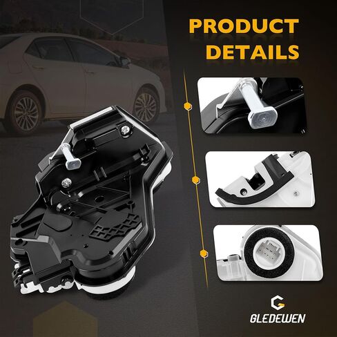 690500E030 Door Lock Latch Actuator Rear Right Passenger Side, Compatible with 2014-2018 Toyota Camry Corolla Highlander Sienna/Lexus RX350 RX450h NX300 NX200t IS250 IS300, Replaces 69050-02340 in Kuwait