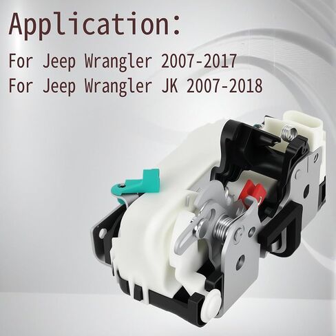 Rear Right Door Lock Latch Actuator Compatible with Jeep Wrangler 2007-2017 Wrangler JK 2018 Replace 04589022AE in Saudi Arabia
