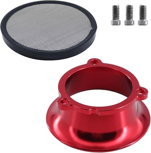 Aluminum Air Filter Velocity Stack for CV40 Carburetor Harly Davidson Dyna/Sportster 883 1200 /Heritage Softail/Electra Glide/Fatboy/Night Train/Dyna & FXR (SILVER) in Saudi Arabia