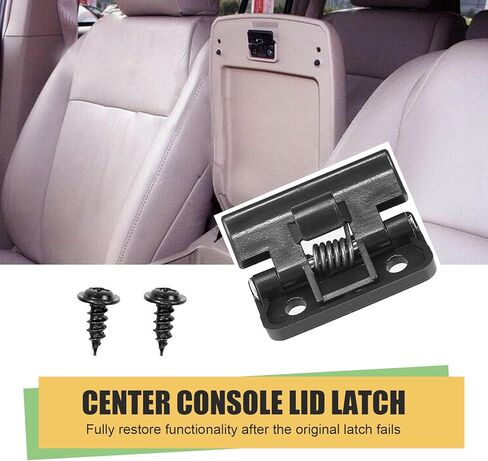 Center Armrest Box Snap, Stable Structure Plastic Grocery Box Snap Handle Latch, Conversion Replacement OEM #5890812080 Accessory, Compatible with 4Runner (Black) in Kuwait