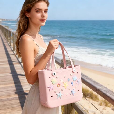 Charms for Bogg Bags and Simply Southern Totes, Compatible with Bogg Bag Accessories, Beach Bag Charms Inserts Accessories for Women Girls in Saudi Arabia
