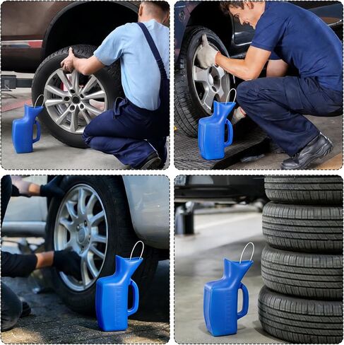 Angled Tire Lube Bucket Kit, 0.26 US Durable Angled Tire Lube Bucket with 3 Lube Swabs Gallon Bottle Universal for Car Truck Tire Mounting Lubrication Center Post Changers in Saudi Arabia