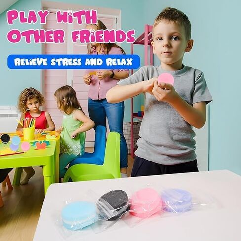 Taba Squishy ,Cookie Squishy Toy, Ultra-Soft Stress Relief & Sensory Toy for Kids and Adults, Anxiety Relief, Cute Design, Party Favors (4 pcs) in Saudi Arabia