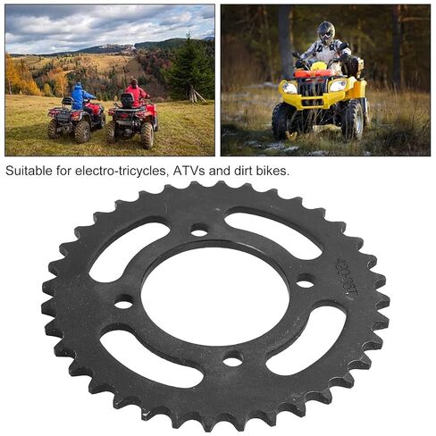 36T Tooth 420 Chain Sprocket, 65mm/2.5in Inner Diameter Rear Chain Sprocket Steel Drive Train Modified Accessories for Electro Tricycle ATV Dirt Bike in Kuwait