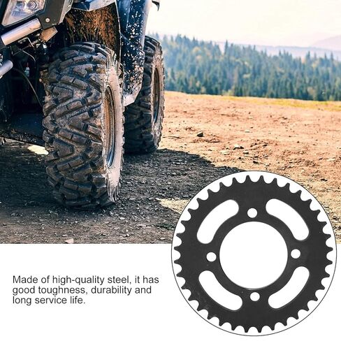36T Tooth 420 Chain Sprocket, 65mm/2.5in Inner Diameter Rear Chain Sprocket Steel Drive Train Modified Accessories for Electro Tricycle ATV Dirt Bike in Kuwait