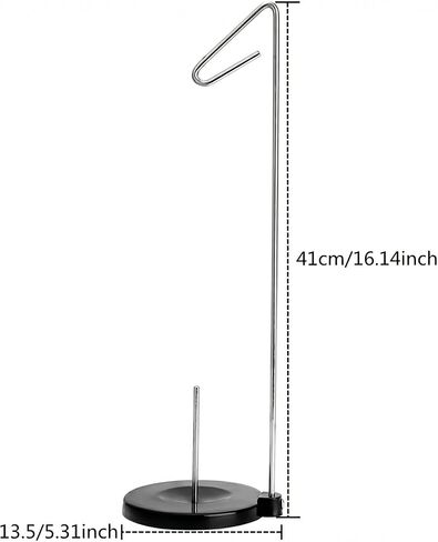 SXDLCX Single Cone Thread Spool Holder Stand with Heavy Plastic Base for Sewing, Embroidery, Quilting, Serger Machines, NOT Adjustable Height (Plastic Base) in Saudi Arabia