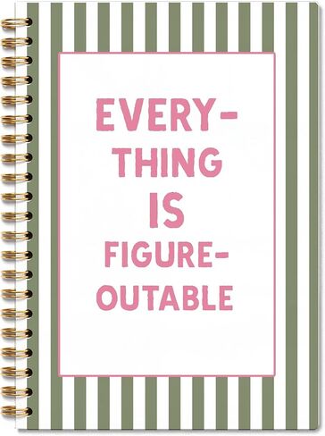 Funny Chicken Spiral Notebook, Chicken Lover Gifts for Women Journal Notebook, Cottagecore Floral Farm Animal Journal Office Supplies Gifts for Women, 5.5x8.3 Inch in Saudi Arabia
