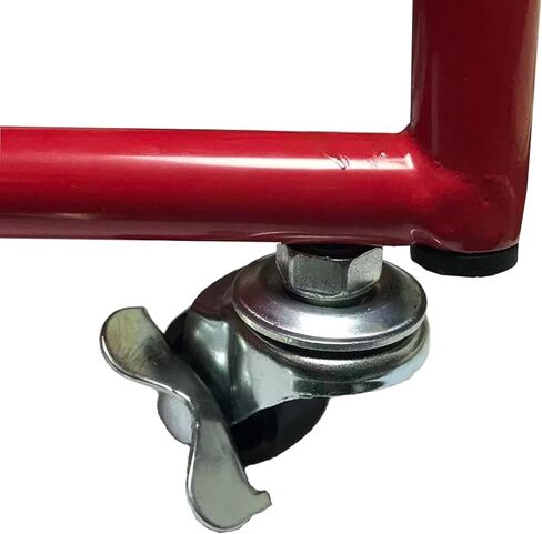 FitWell Mini Shopping Cart Dolls Holder, Simulate Grocery Trolley Handcart, Decorative Ornaments Colorful Metal Shopping Utility Cart Mode on Wheels for Holder Desk Accessories for Storage (Red) in Saudi Arabia