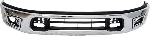 Garage-Pro Bumper for Nissan Titan 2017-2019 Front Lower Chrome Steel w/o parking aid sensor holes Replaces # 62022EZ70D NI1002153 in Kuwait