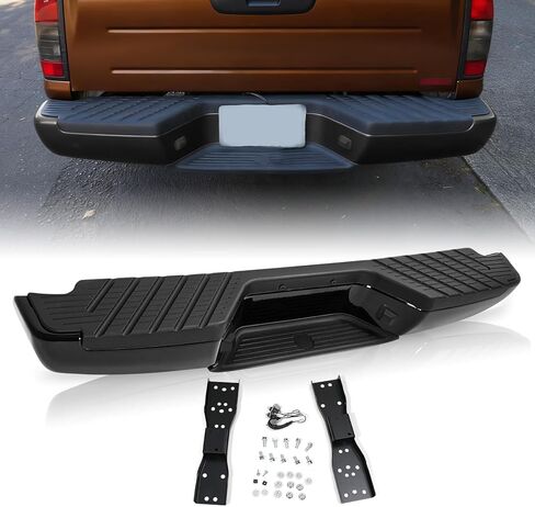 JSBOYAT Anti- Rust One Piece Chrome Rear Bumper Assembly Compatible with 2012-2021 Nissan NV1500 NV2500 NV 3500 w/o Sensor Hole NI1102158 in Kuwait