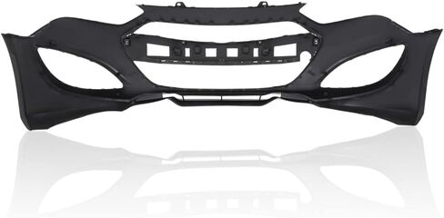 Front Bumper Cover Primered Compatible with Hyundai Genesis 2013 2014 2015 2016; Fit Coupe 2-Door Models Only 865112M300, 615343714530, HY1000197 Black in Kuwait