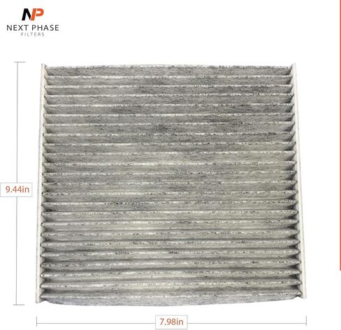 Carbon Cabin Air Filter Replacement - Pack of 1 - Made in USA - Compatible with Various Buick, Cadillac, GMC & Chevrolet Models. Replaces O.E. 22743911, 13356916, CF185, 13356914, 13508023, 23288085 in Kuwait