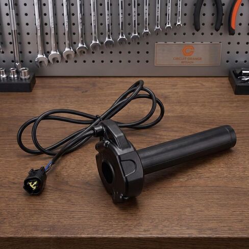 Compatible with Yozma IN10 Throttle Assembly, Twist Throttle Grip with Rolling Bearing & Cable Kit, Replacement for Electric Dirt Bike Throttle Parts in Kuwait