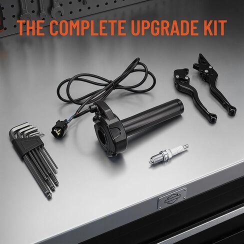 Compatible with Yozma IN10 Throttle Assembly, Twist Throttle Grip with Rolling Bearing & Cable Kit, Replacement for Electric Dirt Bike Throttle Parts in Kuwait