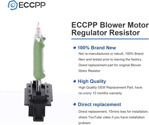 قطع غيار مقاومة مروحة محرك سخان ECCPP مناسبة لـ 2003-2006 لسيارة دودج سبرينتر 2500/2003-2006 لسيارة دودج سبرينتر 3500/2004-2006 لسيارة مرسيدس بنز سبرينتر in Kuwait