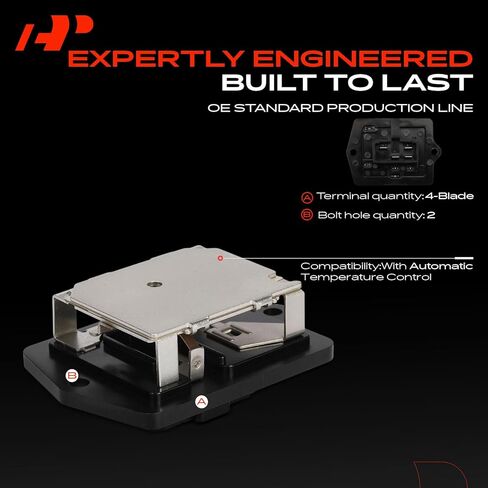 A-Premium HVAC Blower Motor Resistor Compatible with Suzuki Grand Vitara 1999-2002 2.5L, XL-7 2002-2002, Vitara 1999-2004 & Chevrolet Tracker 1999-2004 in Kuwait