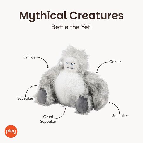 P.L.A.Y. (Pet Lifestyle and You Willow's Mythical Plush Toy Collection Dog Toy - Bettie The Yeti in Saudi Arabia